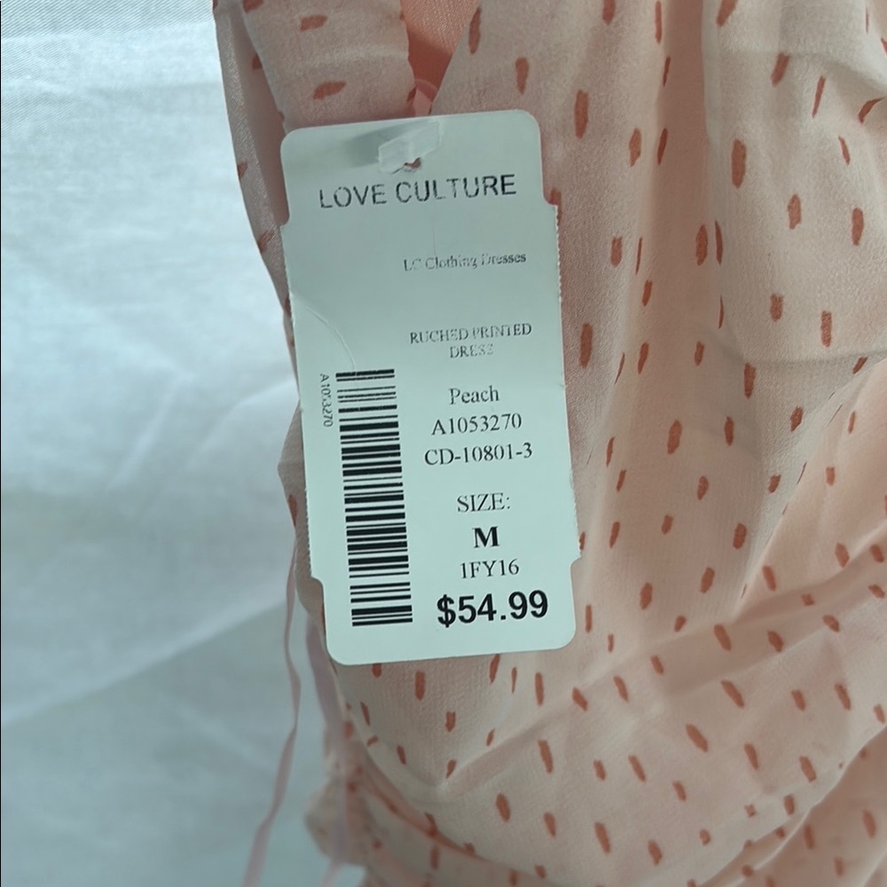 Pink Ruched Spaghetti Strap Dress - Picture 4 of 4